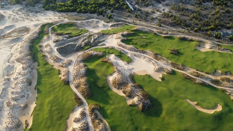 Hoiana Shores Golf Club on the coast near Da Nang, Vietnam